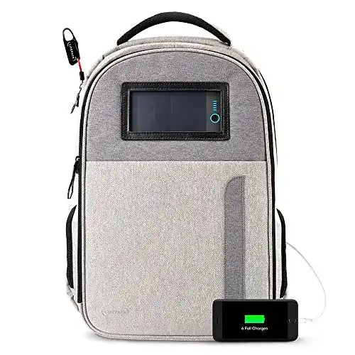 Solarrucksack Lifepack mit Solarbank und Diebstahlschutz