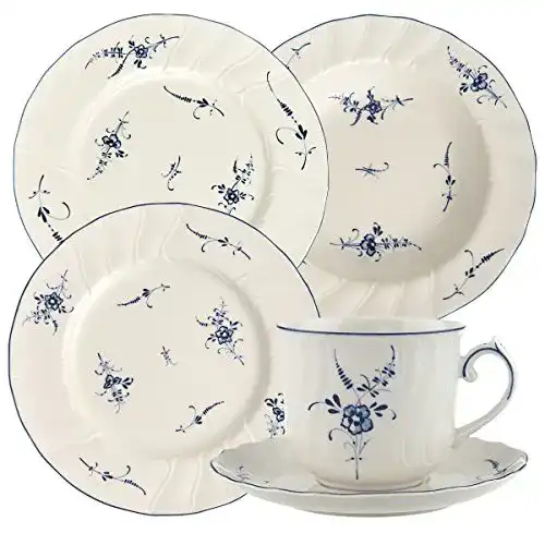 Porzellan Geschirr Set von Villeroy & Boch Vieux Luxemburg