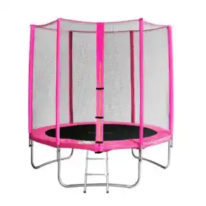 Kindertrampolin SixBros. Gartentrampolin Pink 1,85 m (6 ft)