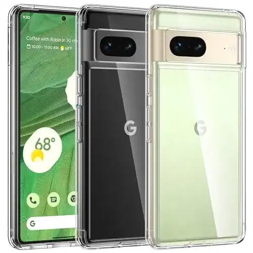 Tauri 5 in 1 Hülle für Google Pixel 7 mit Schutzfolien und Kameraschutz