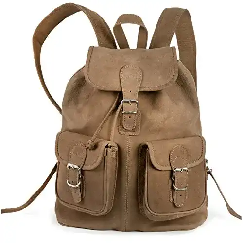 Lederrucksack Hamosons in Größe M für Damen und Herren