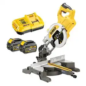 DeWalt Kappsäge DCS777T2-QW – Telescopische Kappsäge ohne Bürsten