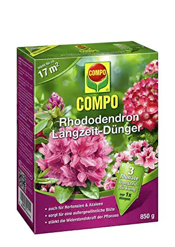 Rhododendron-Dünger von Compo für gesunde Pflanzen und Blüten