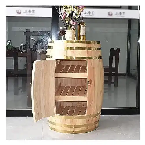 Fass-Bar Phleps Weinregal aus Holz im Weinfass-Design