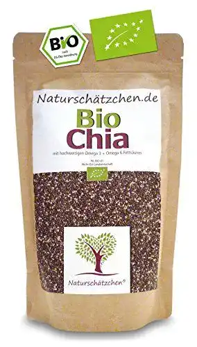 Bio Chia Samen von Naturschätzchen in geprüfter Qualität