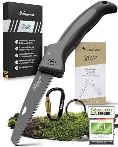 Astsäge BERGKVIST Klappsäge SERRATA Ergonomische Handsäge