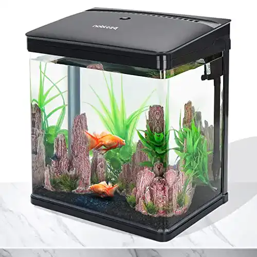 Aquarium Nobleza Nano-Fischtank mit LED-Beleuchtung und Filtersystem
