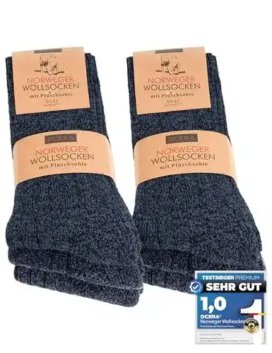 Norweger-Socken OCERA 6 Paar flexible Wollsocken im Vergleich