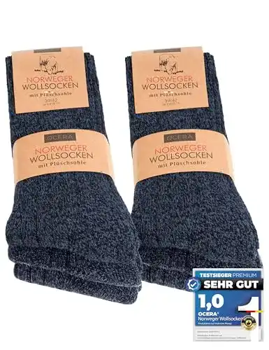 Norweger-Socken OCERA 6 Paar flexible Wollsocken im Vergleich