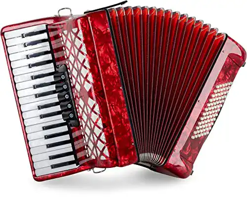 Akkordeon Classic Cantabile 72 Bass Secondo V 3-chörig mit Tasche