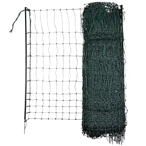 Geflügelnetz Kerbl Hobbyfarming 50 Meter, 106 cm Höhe, grün