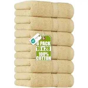 Utopia Handtücher aus Baumwolle, 600 g/m², 6 Stück