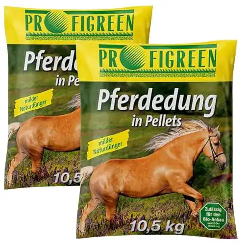 Pferdedung Profigreen in Pellets 21 kg (2 x 10,5 kg)