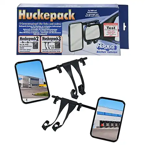 Hagus Aufsteckspiegel Typ Huckepack 3 für Wohnwagen