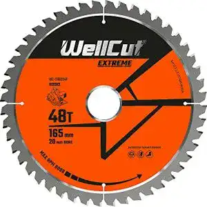 Sägeblatt 165×20 mm WELLCUT TCT für Kreissäge
