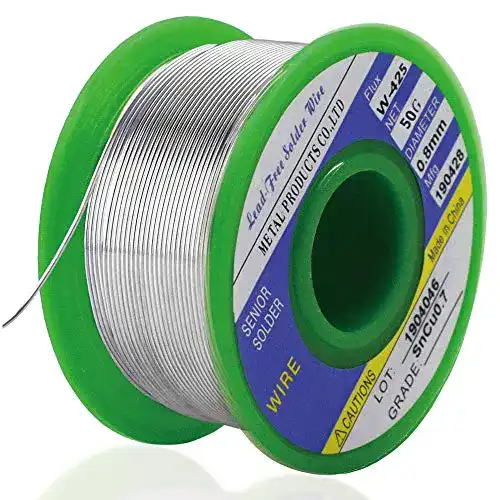 Lötzinn bleifreies Lot mit Kolophoniumkern 0,8mm 50g