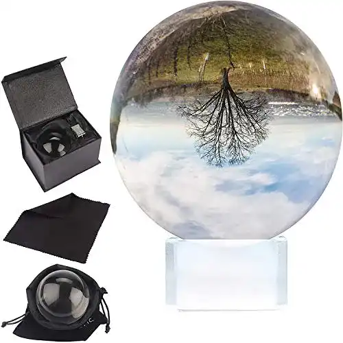 Lensball Belle Vous K9 Glaskugel 80mm für Fotografie und Meditation