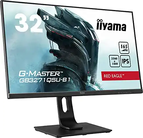 iiyama Gaming Monitor G-MASTER Red Eagle GB3271QSU-B1 31,5 Zoll