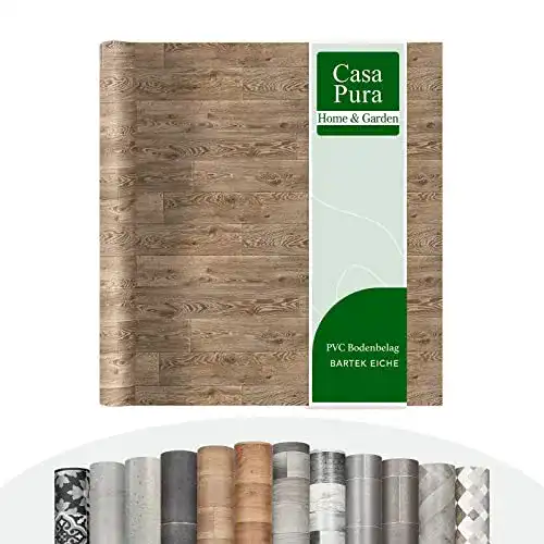 Vinylboden Casa Pura Meterware in Holz-, Fliesen- und Steinoptik