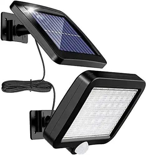 Solarstrahler mit 56 LEDs und Bewegungsmelder für den Außenbereich