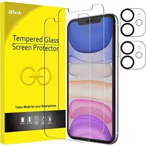 Jetech Panzerglas Schutzfolie für iPhone 11 6,1 Zoll mit Kamera