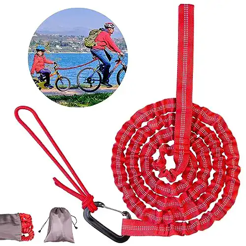 Abschleppseil für Kinderfahrräder von Tallkeey Fahrrad Abschleppgurt
