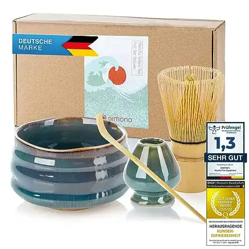 Matcha-Besen Dimono Original Matcha Tee-Set mit Schale und Zubehör
