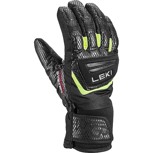 Leki Kinder WCR Team 3D Skihandschuhe in Schwarz-Ice