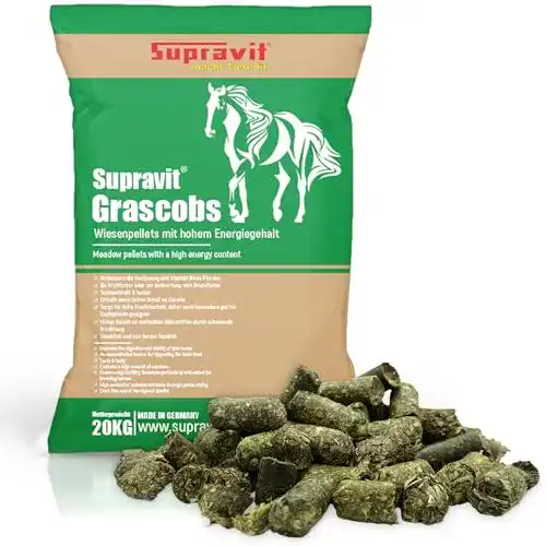 Heucobs Supravit Grascobs für Pferde 20kg natürliche Graspellets