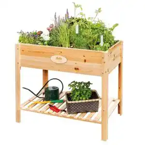 Hochbeet aus Zedernholz für Balkon und Garten