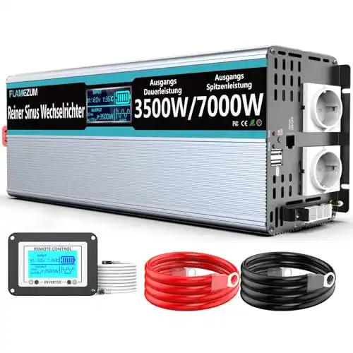 Sinus-Wechselrichter SUDOKEJI Flamezum 3500W mit reiner Sinuswelle
