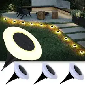 Solar Bodenleuchten Zvm mit 14 LEDs für Garten und Außenbereich