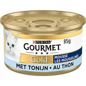 Gourmet Katzenfutter Gold Mousse mit Thunfisch, Nassfutter für Katzen