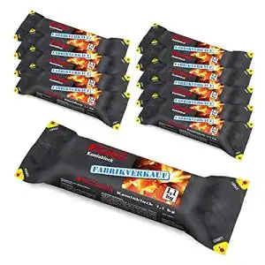 Kaminbriketts Flammburo 10 Stück à 1,1 kg für Kamin und Ofen