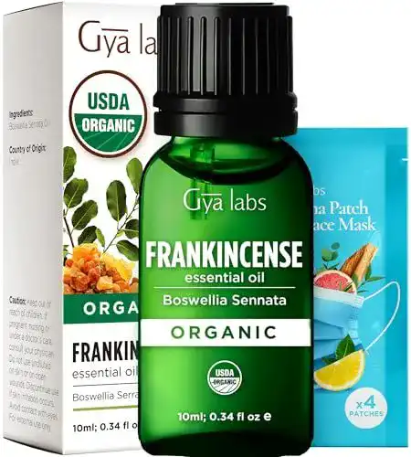 Bio-Weihrauchöl von Gya Labs für Hautpflege und Aromatherapie – 10ml