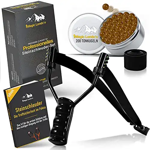 Steinschleuder Magic Londo’o Profi-Set für präzises Schießen