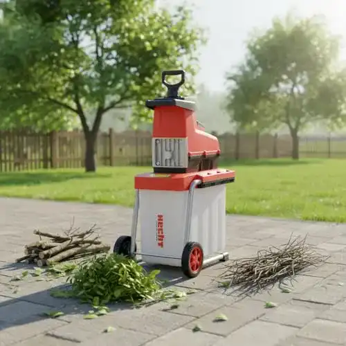 Elektro-Gartenhäcksler Hecht mit 2800 Watt Motor und Walzentechnologie