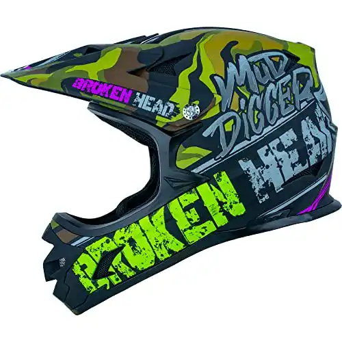 Fullface-Helm Broken Head Mud Digger für Downhill und MTB