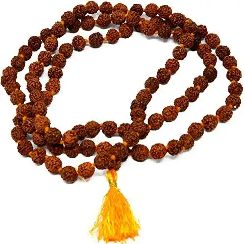 Rudraksha Wonder Care Meditation Mala – 5 Mukhi Rudraksha Perlen
