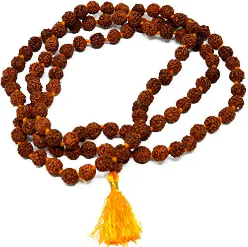 Rudraksha Wonder Care Meditation Mala – 5 Mukhi Rudraksha Perlen