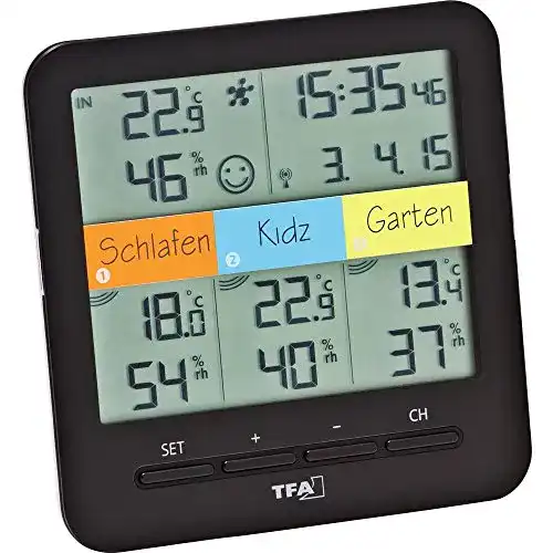 TFA Dostmann Hygrometer Klima Home Hygro-Station für präzise Messungen