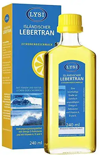 Isländischer Lebertran von Saguna Lysi mit Vitaminen A, D und E