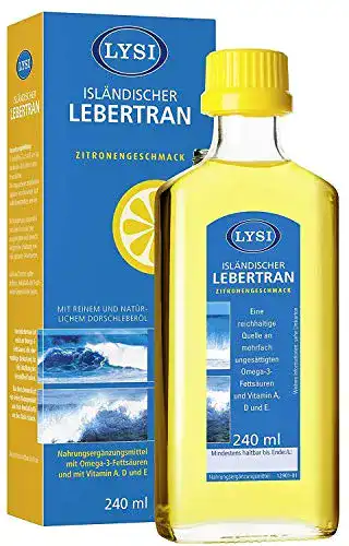 Isländischer Lebertran von Saguna Lysi mit Vitaminen A, D und E