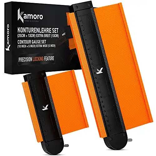 Konturenlehre Kamoro mit Sperrfunktion für präzise Messungen