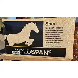 Pferdeeinstreu Goldspan 22 kg mit feinen Sägespänen