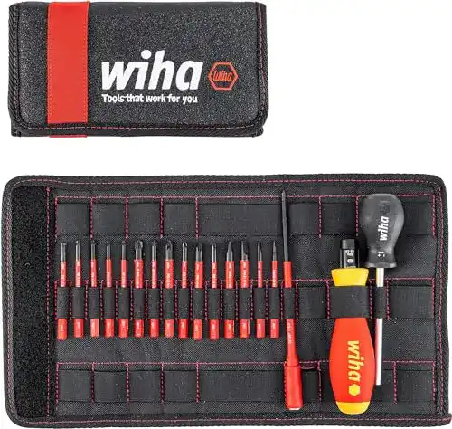 Drehmoment-Schraubendreher von Wiha – TorqueVario-S electric 36791, 19tlg.