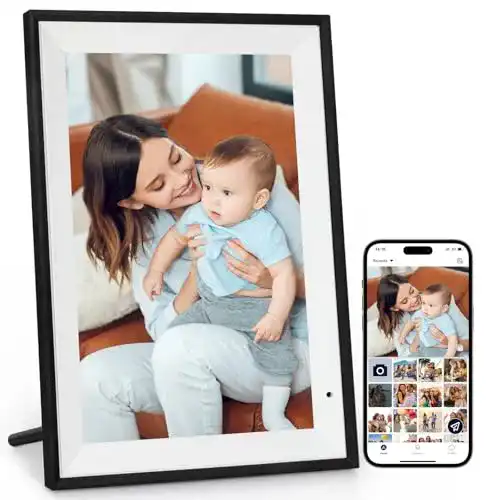 Digitaler Bilderrahmen 10 Zoll Aeezo mit WiFi und Touchscreen
