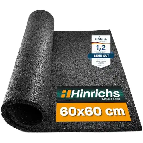 Antivibrationsmatte Hinrichs für Waschmaschinen 60 x 60 cm