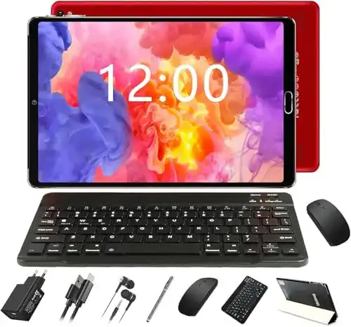 Tablet mit Tastatur GOODTEL 10 Zoll Android 11