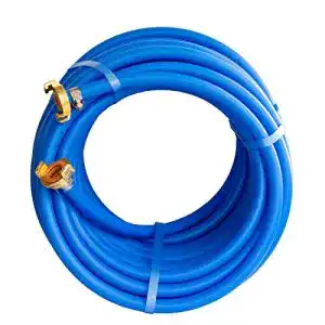 Trinkwasserschlauch Quarzflex 13 mm (1/2 Zoll) 25 m Rolle mit GEKA Plus Kupplungen